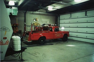 Red with Fire Equipment and Rear Beaver Tail Step