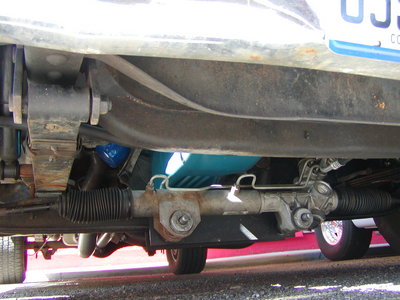 one mounting bolt goes through the straight axle